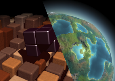 Planet shader screenshot
